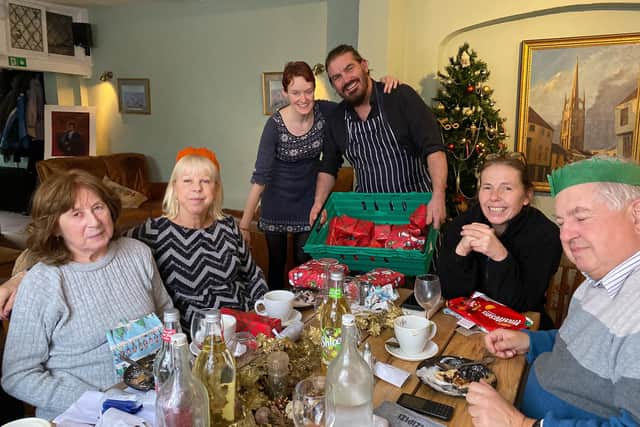 The Neighbour's Kitchen served Christmas dinner to the community.