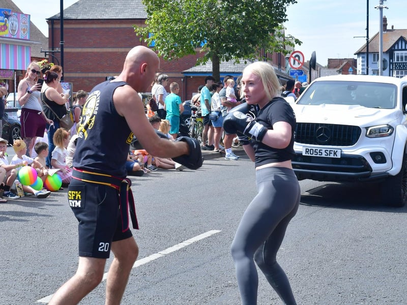 Action from the parade on Sunday, August 9.