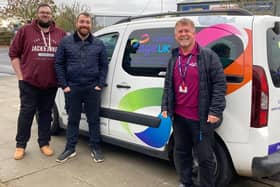 Age UK receives a donation.