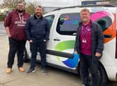 Age UK receives a donation.
