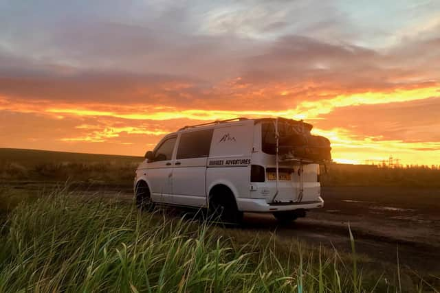 Their 'off grid' campervan.