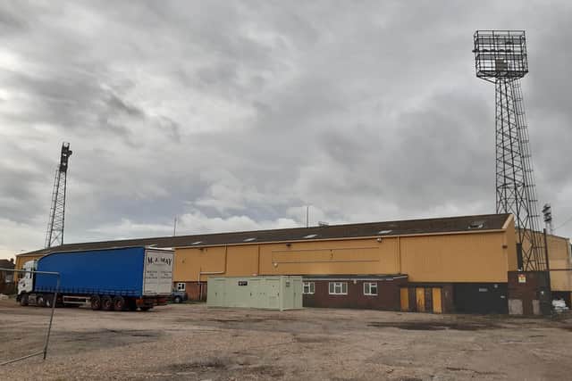 Activity at Boston United's old York Street ground today (Thursday, February 26).
