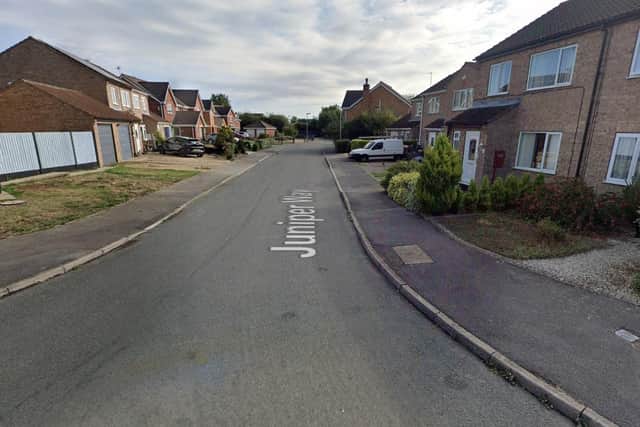 Juniper Way in Sleaford. Photo: Google Streetview