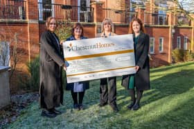 Chestnut Homes ended 2024 by raising £4,800 through its Christmas raffle, which the company matched for a total donation figure of £9,600.