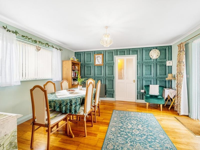 The annexe's dining room.