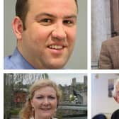 The four main political party leaders in Lincolnshire