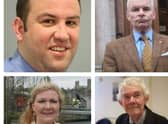 The four main political party leaders in Lincolnshire