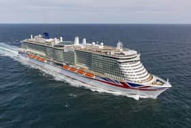 Based in Southampton, P&O Cruises offer trips around the world. Pictured is an Excellence-class cruise ship, MS Iona for illustrative purposes. 