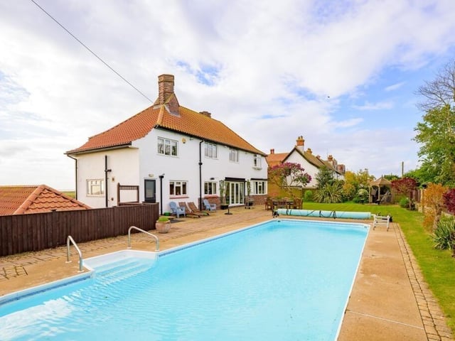 The swimming pool.