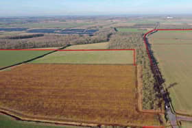 Proposed site of a solar farm on Mareham Lane near Scredington, North Kesteven. From planning documents. Credit: Mareham Lane Solar Ltd