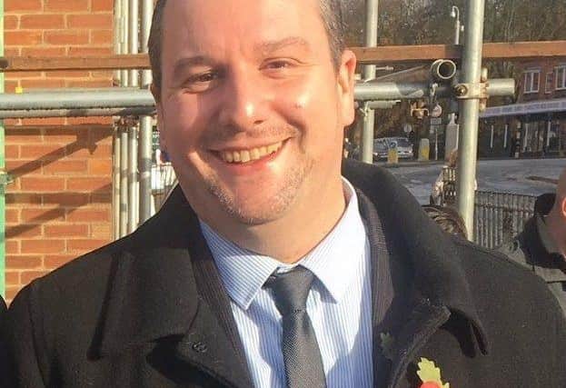 Coun Carl Macey, Skegness Concervative branch Deputy Chairman.