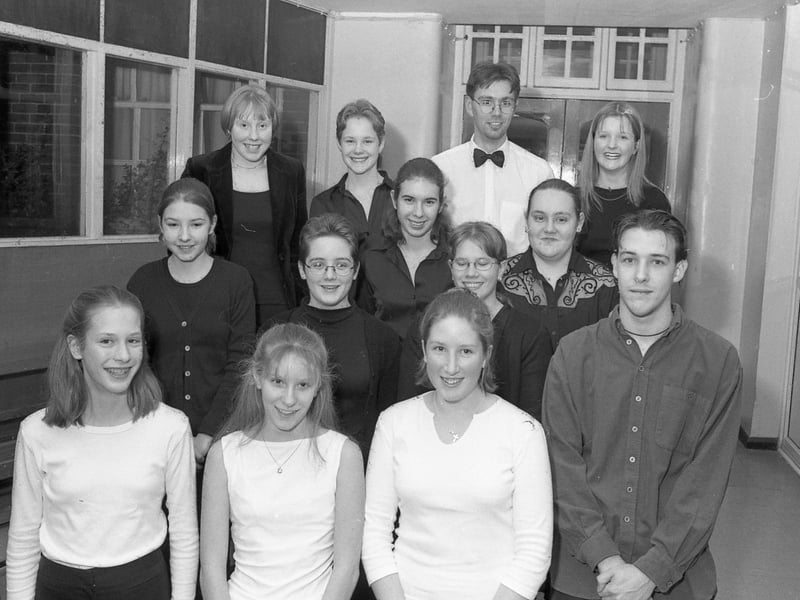 Senior musicians at the Rotary Club event.