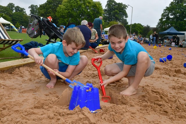 Harry Dewards and Jake Barnes, both aged eight, of Kirton.