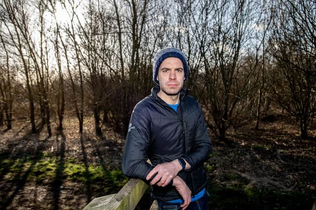 Andy Bond of the Woodland Trust at Banovallum Carr woods.