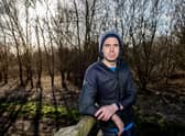 Andy Bond of the Woodland Trust at Banovallum Carr woods.