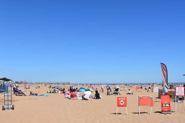 Central beach in Skegness has been awarded Blue Flag status.