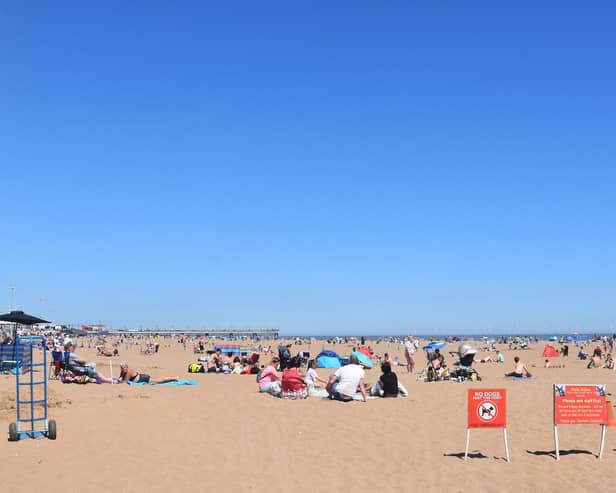 Central beach in Skegness has been awarded Blue Flag status.