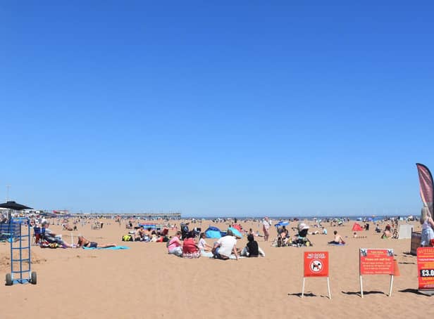Central beach in Skegness has been awarded Blue Flag status.