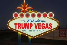 The new Trump Vegas sign - April Fool!