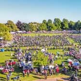 A snapshot of the 2021 Boston Bike Night at Central Park.