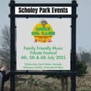 Chief organiser David Charles promoting the Lincs Big Bash 2025 music festival earlier this year.