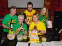 L-R Sue Coles, Christine Chapman, Ant Wood, Katie Gyles and Skye Chapman 14.