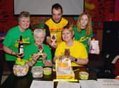 L-R Sue Coles, Christine Chapman, Ant Wood, Katie Gyles and Skye Chapman 14.