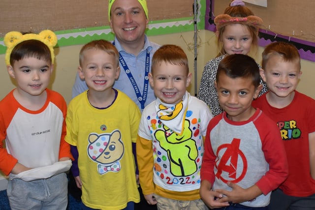Pupils from Park Academy enjoyed a non-uniform day for Children  in Need.