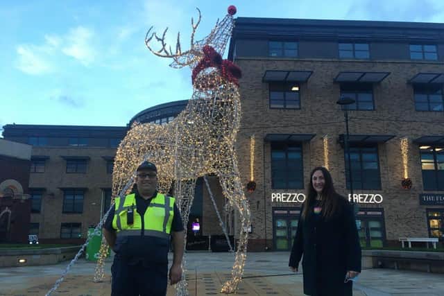 The Christmas lights have been switched on