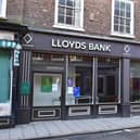Last remaining bank in Horncastle - the Lloyds branch is proposed to close in August. Photo: David Dawson
