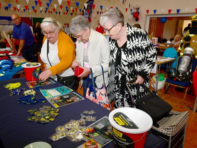 Pictured (from left) are Sherry Cardin, Anne Goodger and Cynthia Pieaik of Wainfleet