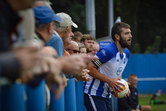 Richard Ford scored Boston Town’s second goal – photo (c) Joshua Hallam