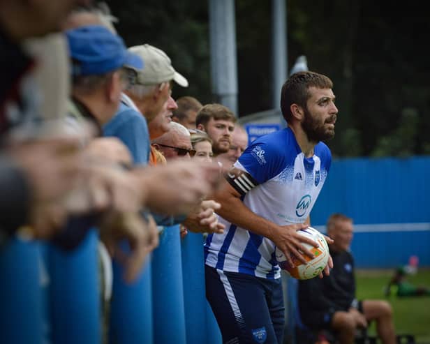Richard Ford scored Boston Town’s second goal – photo (c) Joshua Hallam