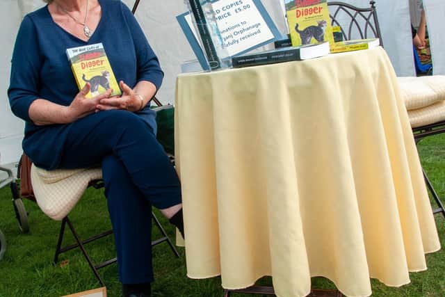 Local author Margaret Grant promoted her latest book at the Caythorpe gala. Photo: Deborah Knowles