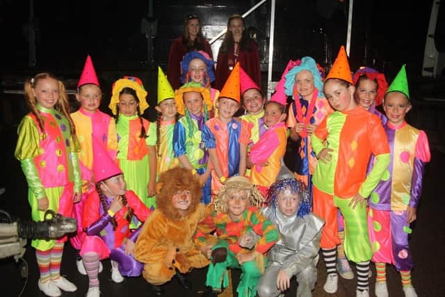 Pictured are Janice Sutton performers on stage at the 2012 Skegness illuminations switch-on ceremony. Organisers estimated 8,000 people attended the event. Hollyoaks stars Kieron Richardson and Stephanie Davis had been honoured with the task of switching on the lights, but very nearly missed out on the event due to conflicting filming commitments ...