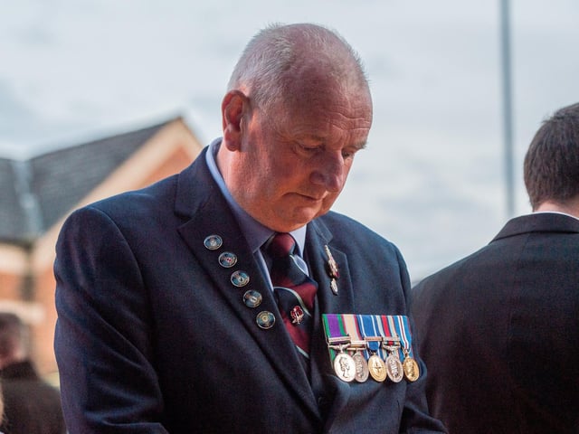 Veterans attended the event in Louth to mark the 80th anniverary of D-Day.
