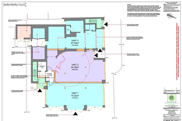 The proposed ground floor.