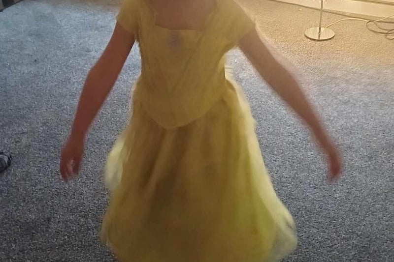 Bella as Belle from Beauty and the Beast