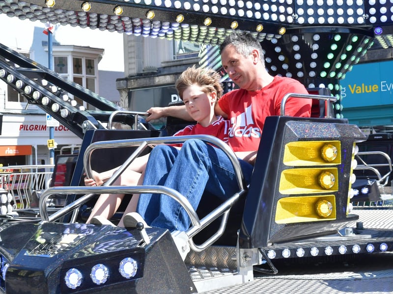 Phillip Greenfield and Kayden Smith, 12, of Boston.