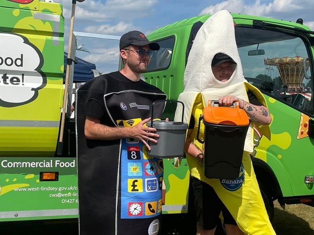 The Lincolnshire Waste Partnership were at the show with West Lindsey District Council’s new food waste collections truck and the food waste caddies that will be rolled out to households across the county in March 2026