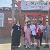 Staniland Academy, in Boston, celebrating its new Asthma Friendly School status.