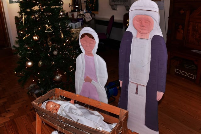 A display at the Wainfleet Methodist Church Christmas Tree Festival.
