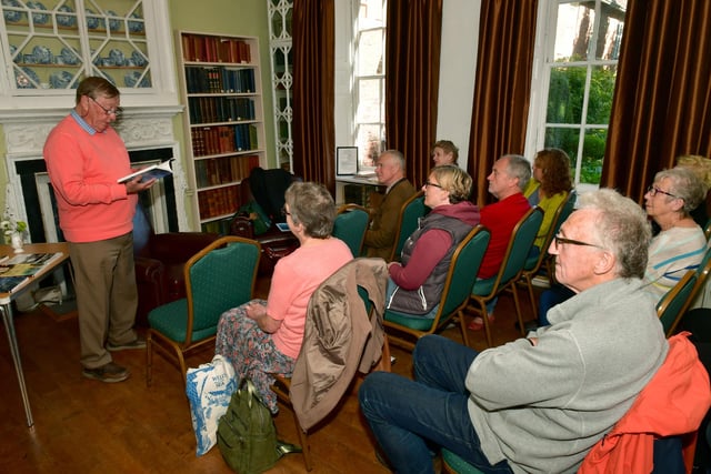 Author, Rex Sly, gives a special reading of his work at Fydell House.