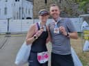 Lee St Quinton and Claire Draper in Maastricht.