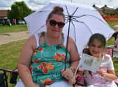Bailey (6) and Emily Roberts