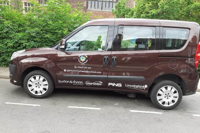 Gainsborough Community Wheels has acquired a wheelchair adapted vehicle