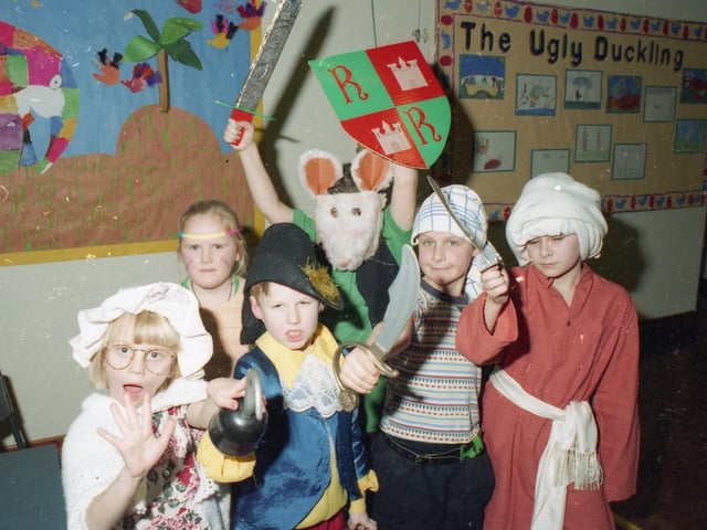 The youngsters helped raised the cash when they bought books from the school, which then received a commission.