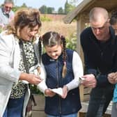 Nick and his family pictured at a previous butterfly release event at the Butterfly Hospice in Boston.
