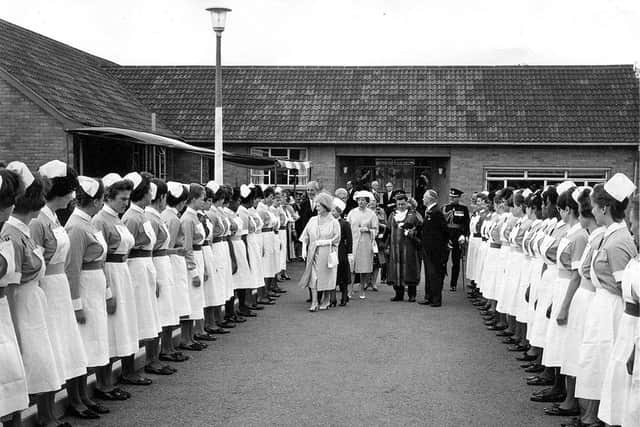 a royal visit to Grantham and District Hospital