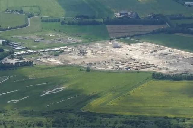 This former gas terminal at Theddlethorpe is one of three sites in England being considered for an underground nuclear waste dump, or GDF (geological disposal facility). (PHOTO BY: Simon Tomson)